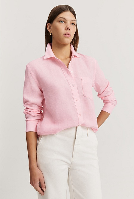 Organically Grown Linen Shirt | Country Road