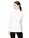 Amazon Brand - Daily Ritual Women's Fluid Knit Long-Sleeve Funnel Turtleneck Shirt, White, XX-Large | Amazon (US)