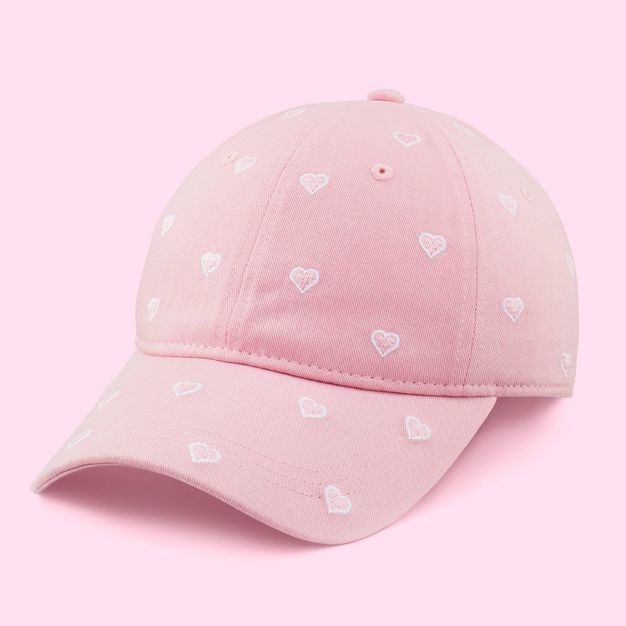 Embroidered Hearts Basesball Hat - Stoney Clover Lane x Target Light Pink | Target