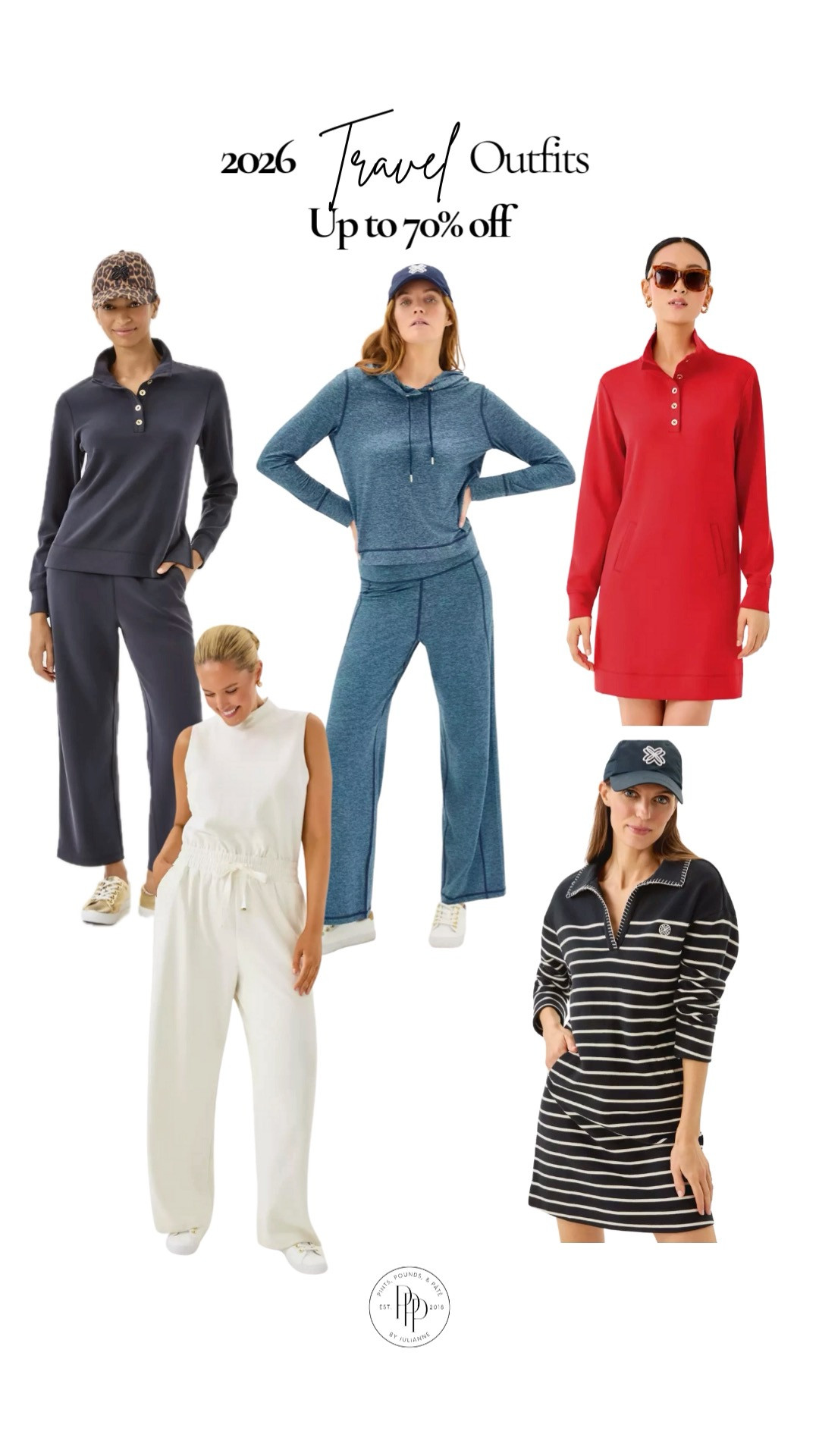 Loving these travel outfits from Lilly Pulitzer + these are up to 70% off!!

Travel, cozy set, lounge wear, lounge set

#LTKSaleAlert #LTKFindsUnder50 #LTKTravel