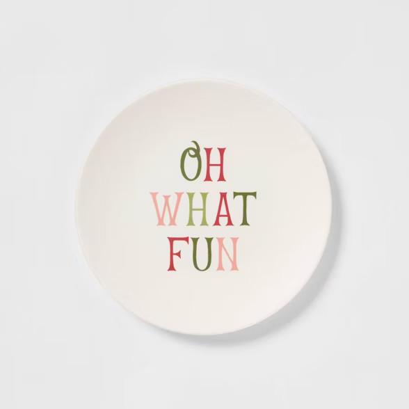 7" Melamine Oh What Fun Layering Plate - Threshold™ | Target