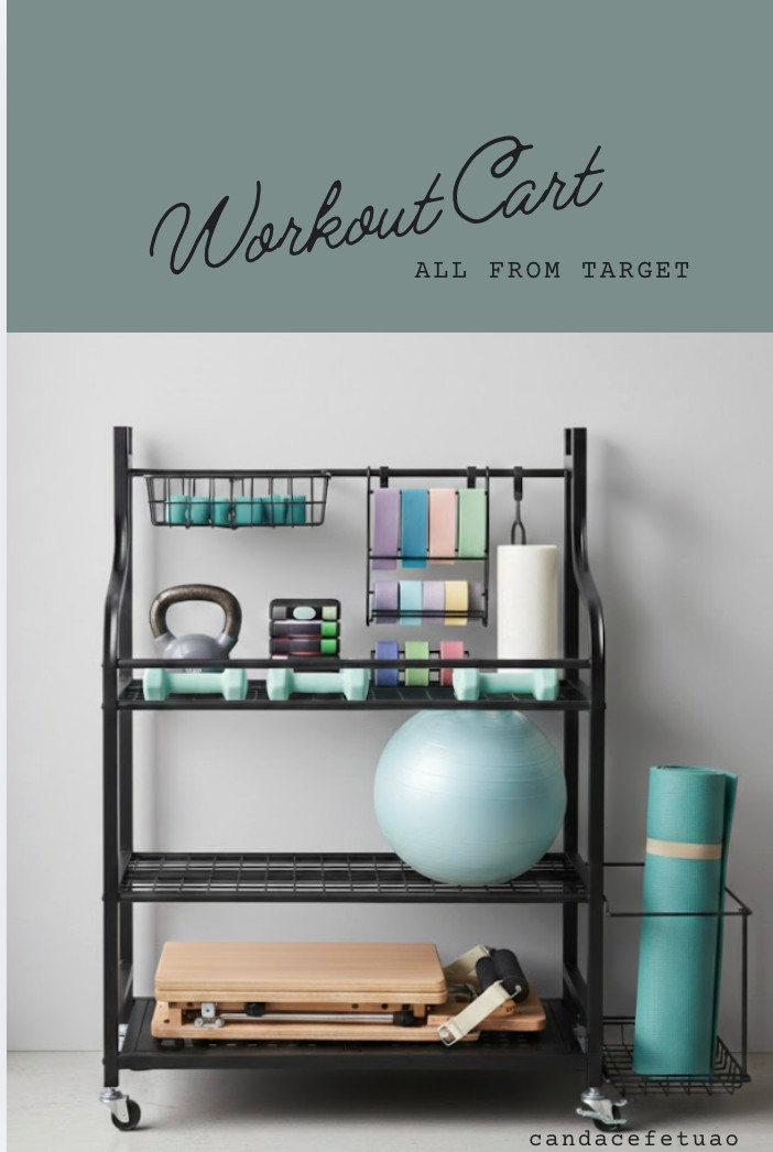 You don't need a full gym. A cart with a few essentials will get you the best workouts all from your house! I love the cart with wheels for moving from one space to another easily! @Target 

 

#LTKActive #LTKselfcare #LTKfitnessgoals