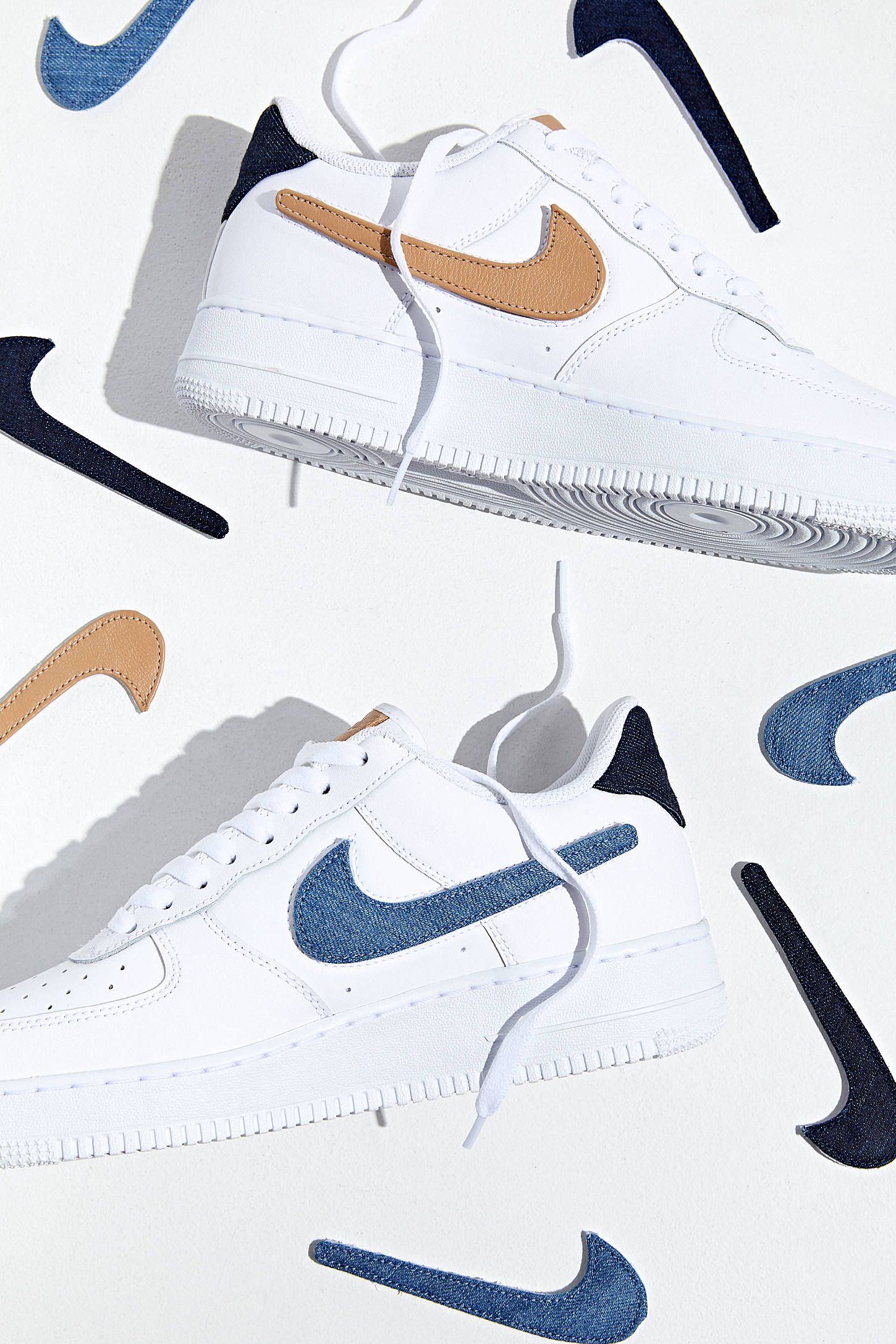 Nike Air Force 1 07 Swoosh Patches Sneaker | Urban Outfitters (US and RoW)