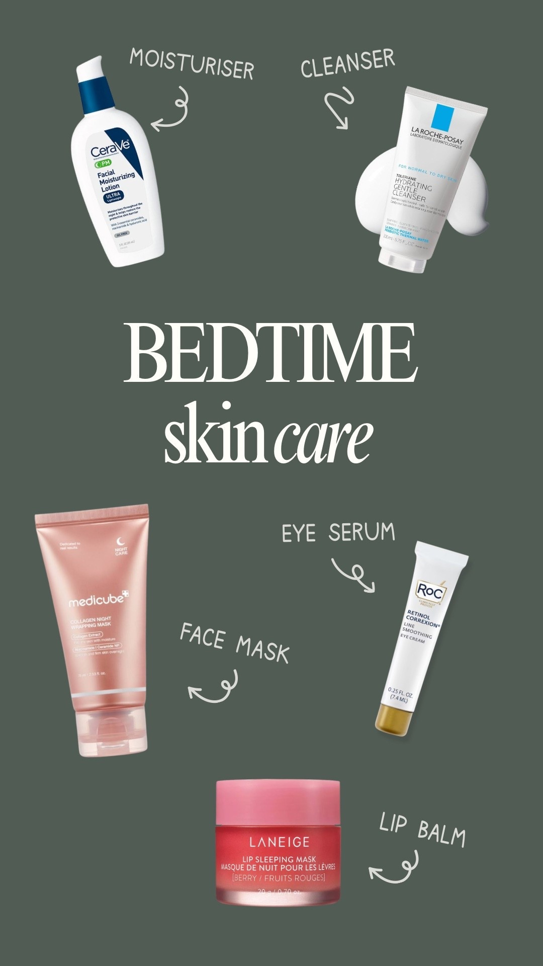 Current bedtime skin care routine for acne prone skin 🧴

#LTKgrwm #LTKselfcare