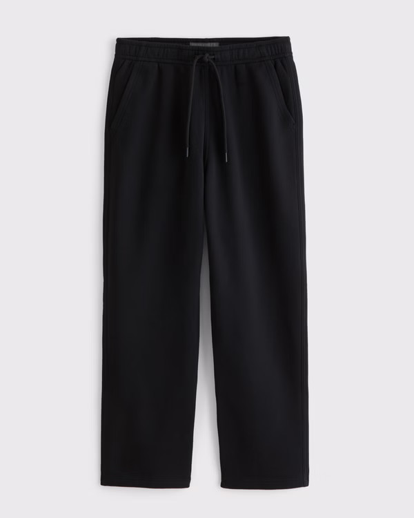 Essential Straight Open-Hem Sweatpant | Abercrombie & Fitch (US)