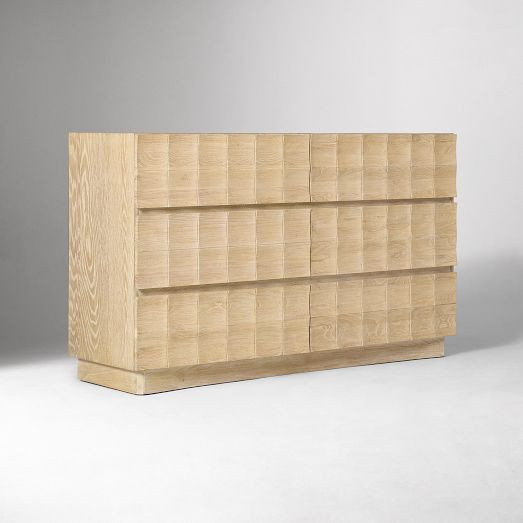 Luisa Carved 6-Drawer Dresser (50"&ndash;60") | West Elm (US)