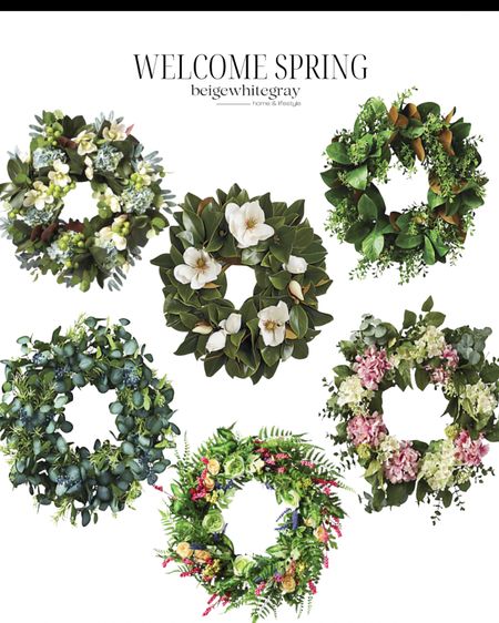 Welcome spring with these gorgeous outdoor wreaths from front gate 

#LTKstyletip #LTKhome #LTKSeasonal
