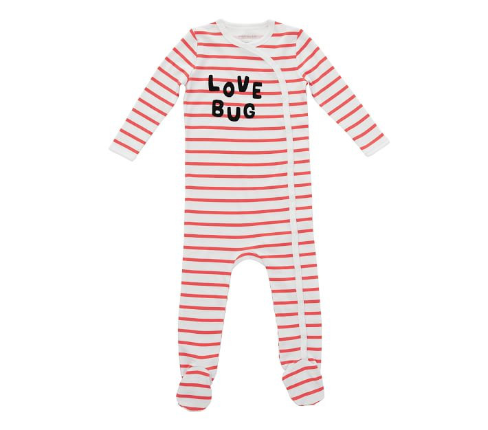 Love Bug Organic Nursery Pajama | Pottery Barn Kids