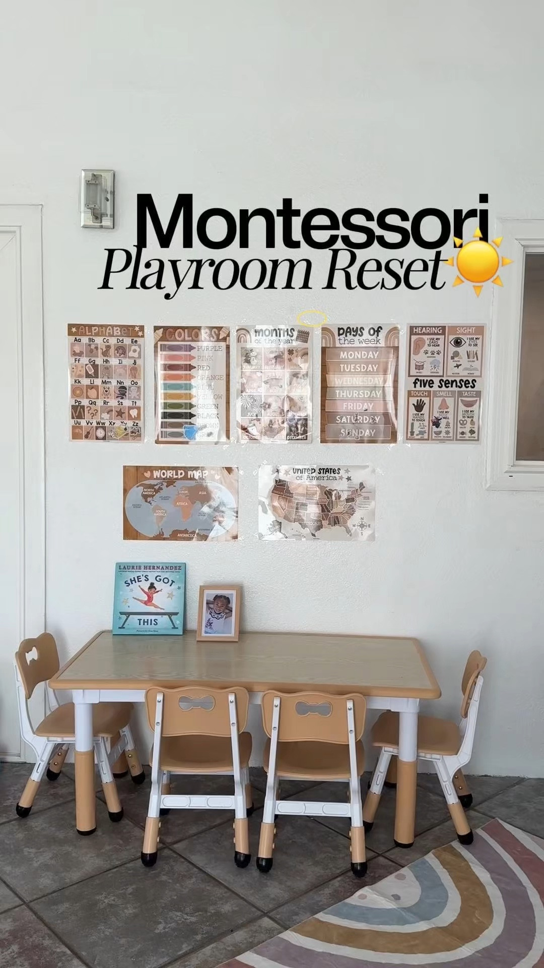 Hey guys, organize my daughter’s sunroom with me! ☀️ I turned this space into a Montessori-style area for my 4-year-old to enjoy, but like any play space—it gets messy fast 😅

Once or twice a month, I do a full reset: everything comes out, then goes back intentionally (a tip I learned from a friend while assisting on an interior decorating project 👏).

I’m obsessed with these bins and shelves—they make everything easier to manage and so aesthetically pleasing. I went for a beachy, open, boho vibe with lots of creams and tans to keep it feeling light and airy 🤍

#MontessoriHome #KidsRoomInspo #PlayroomOrganization #MomLife #HomeStyling #NeutralHome #BohoHome


#LTKdayinmylife #LTKHome #LTKmomlife