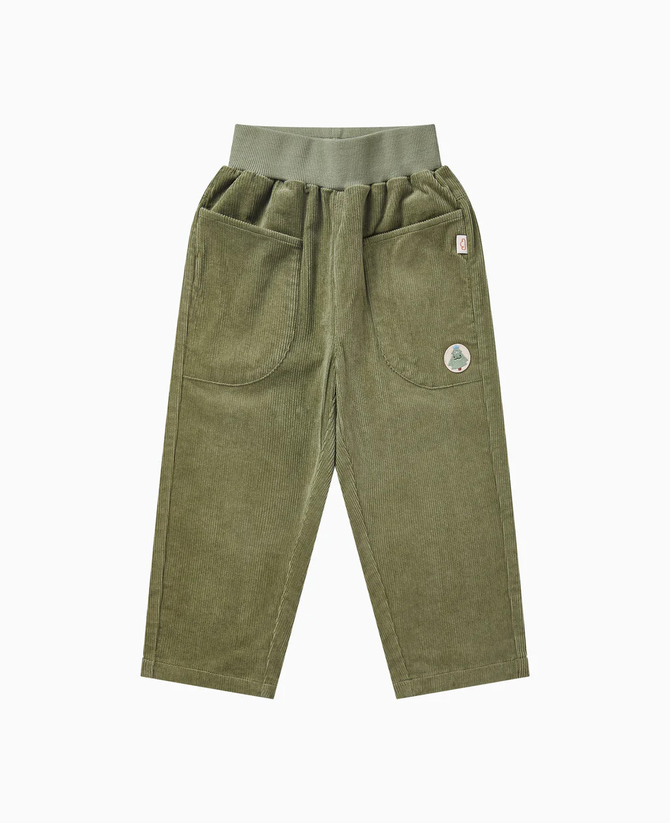Corduroy Pants - Olive | Petite Revery