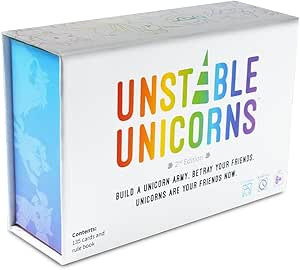 TeeTurtle Unstable Unicorns Card Game - A strategic card game and party game for adults & teens | Amazon (US)