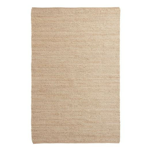 Natural Woven Jute and Cotton Reversible Area Rug by World Market | World Market