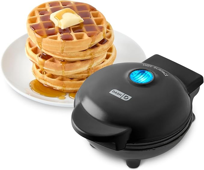 DASH Mini Waffle Maker - 4” Waffle Mold, Nonstick Waffle Iron with Quick Heat-Up, Nonstick Surf... | Amazon (US)
