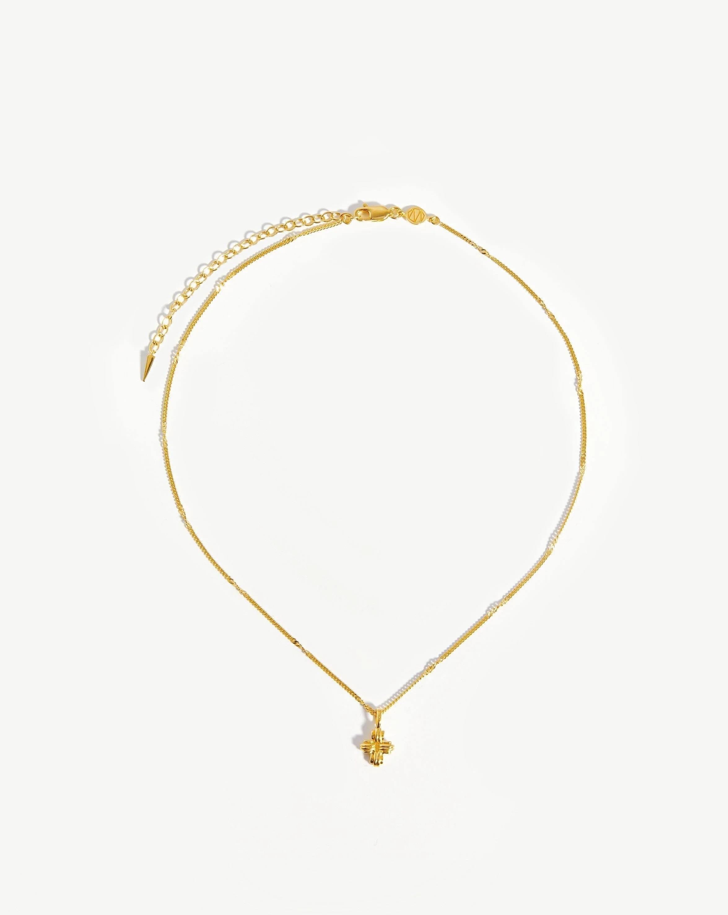 Lucy Williams Mini Ridge Cross Necklace | Missoma