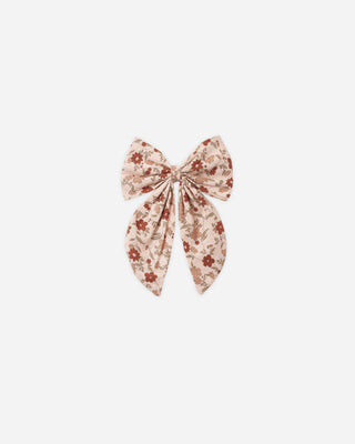 Oversized Bow Pink Floral | Rylee + Cru