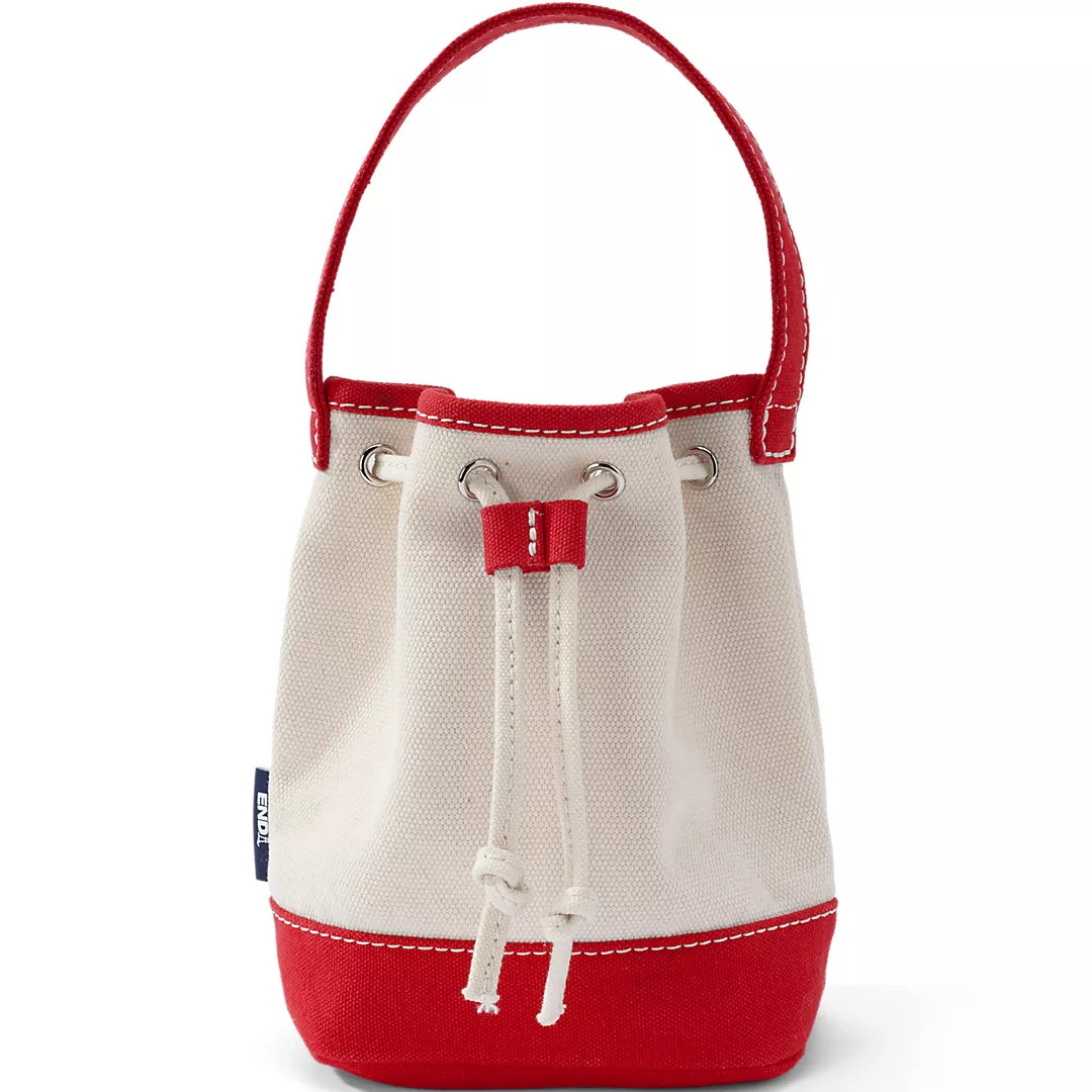 Canvas Drawstring Bucket Bag | Lands' End (US)