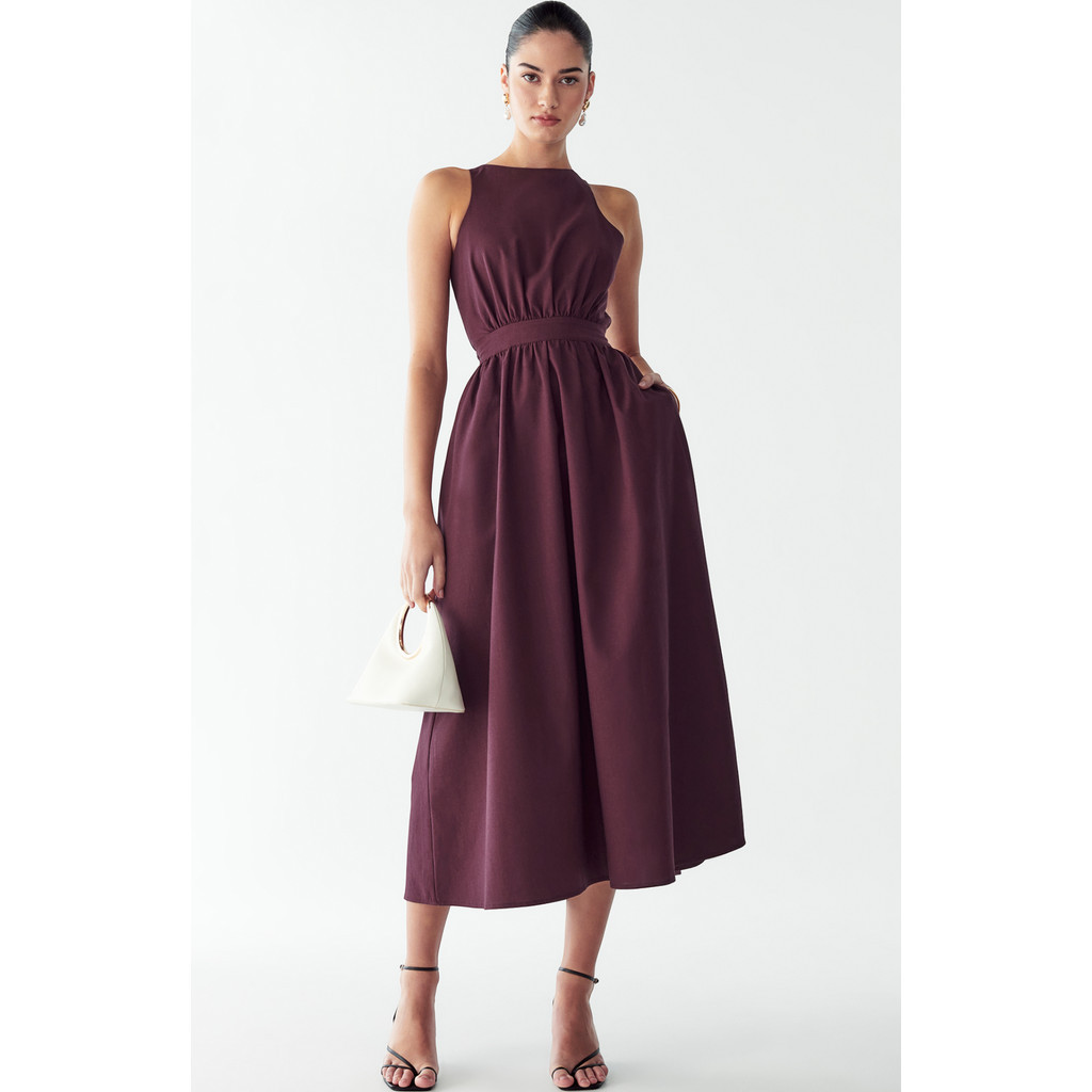 WILLA Liliana Dress in Plum at Nordstrom, Size 4 | Nordstrom