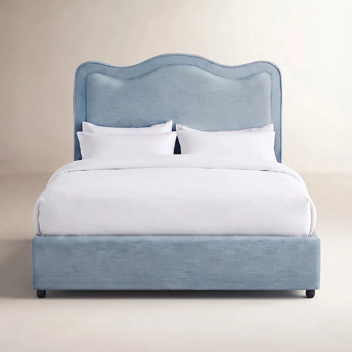 Glenside Upholstered Linen Fabric Bed | Wayfair North America