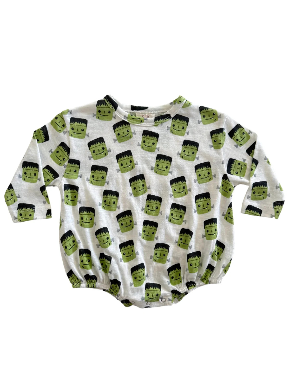 Halloween Monster / Organic Long Sleeve T-Shirt Bubble | SpearmintLOVE