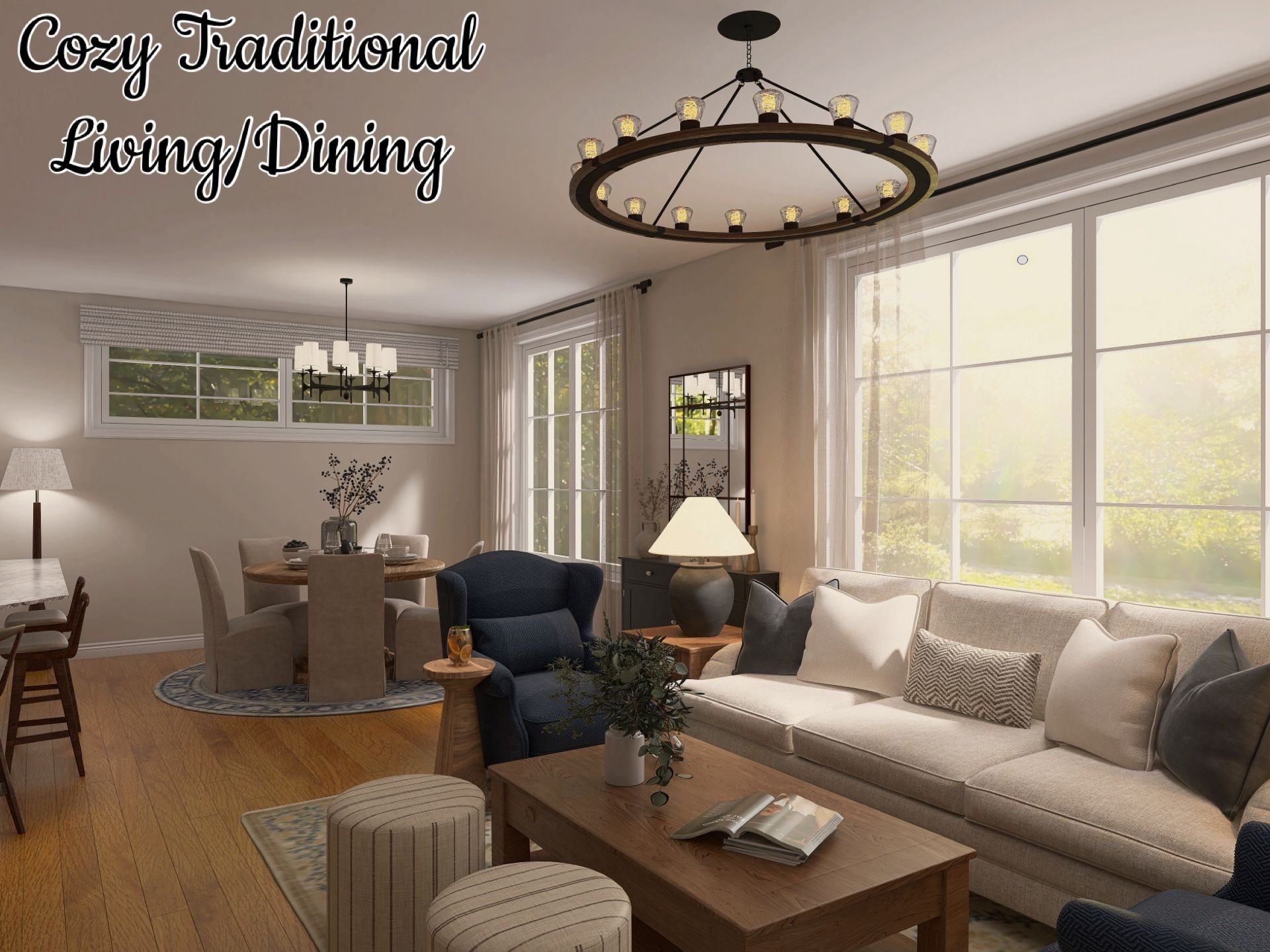 Designed by Olivia
Cozy Traditional Living/Dining 

#LTKHome #LTKSeasonal #LTKmomlife