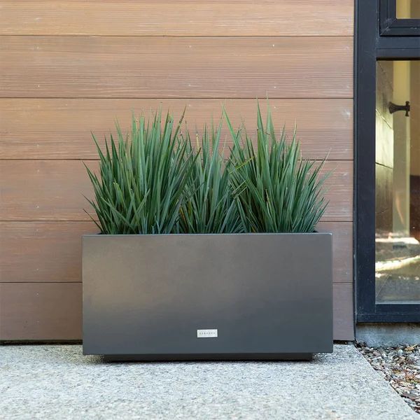 Metallic Series Thick Galvanized Steel Planter Box | Wayfair North America