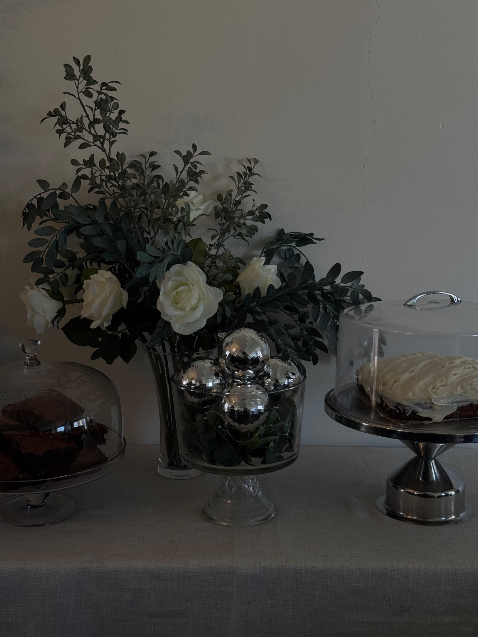 I got this beautiful cake stand for all of my holiday dinner parties and hostings. It compliments silver Christmas decorations so well and works throughout the year for different holidays. Pick up a few chrome trays as well to really make an elegant table setting! Would also make a wonderful hostess gift. 

🔎 hostess gifts, cake stand, serveware, holiday party, holiday decor, kitchen finds 

#LTKGiftGuide #LTKHoliday #LTKHome