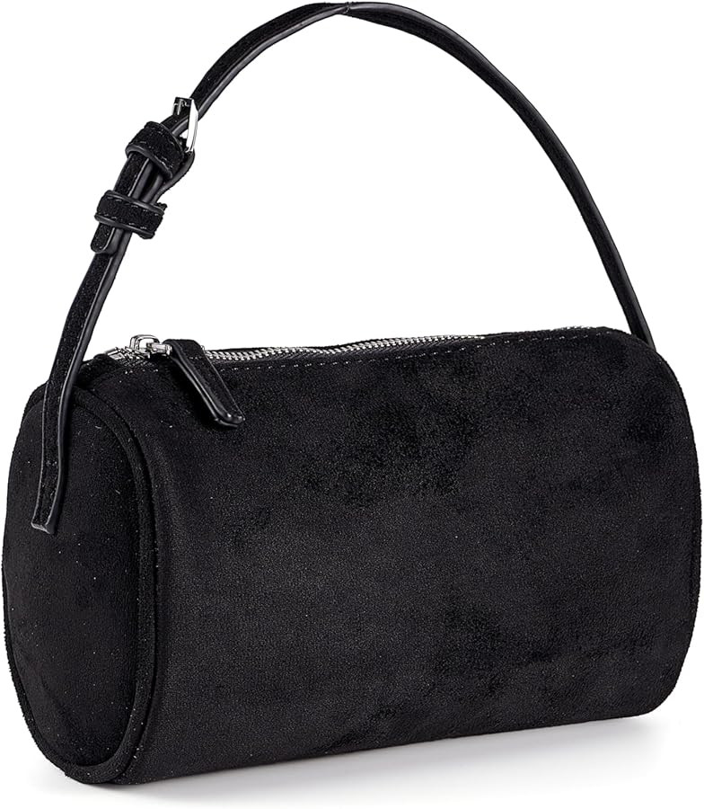 Molodo PU Leather Cylinder Bag for Women Versatile Handheld Crossbody Small Bag with Adjustable S... | Amazon (US)