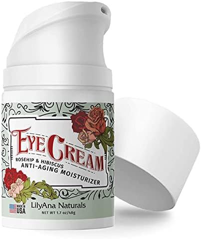 LilyAna Naturals Eye Cream - 2-Month Supply - Made in USA, Eye Cream for Dark Circles and Puffiness, | Amazon (US)