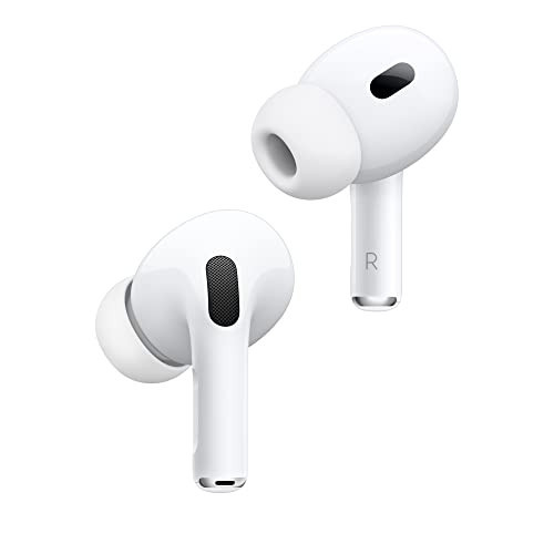 Apple AirPods Pro (2nd Gen) Wireless Earbuds, Up to 2X More Active Noise Cancelling, Adaptive Transparency, Personalized Spatial Audio MagSafe Charging Case (Lightning) Bluetooth Headphones for iPhone | Amazon (US)