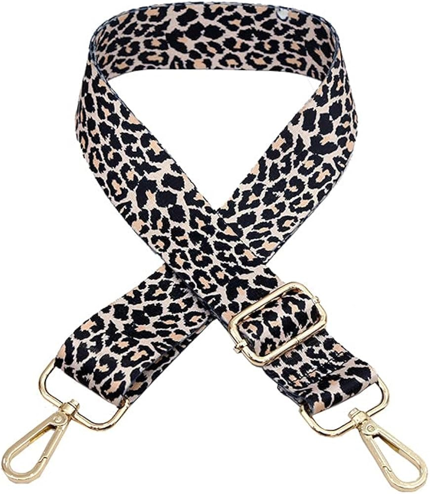 Purse Strap Replacement Crossbody Bag Women Wide Adjustable Leopard Handbag Straps | Amazon (US)
