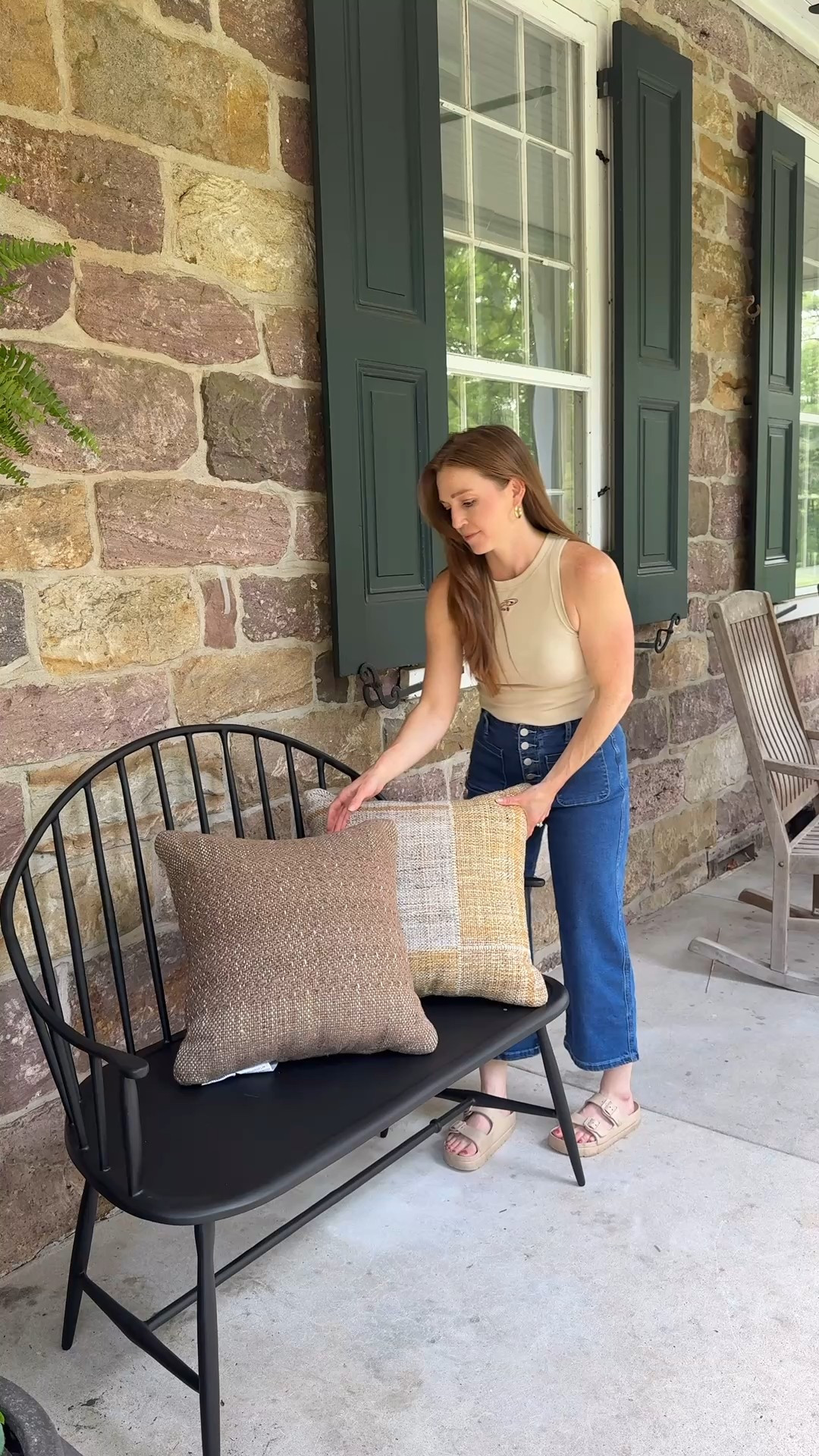 These indoor/outdoor pillows are such a great find —
durable, beautiful, and made from 100% recycled polyester.
Bonus: they’re on sale right now at Rejuvenation!

#LTKHome #LTKSeasonal #LTKU