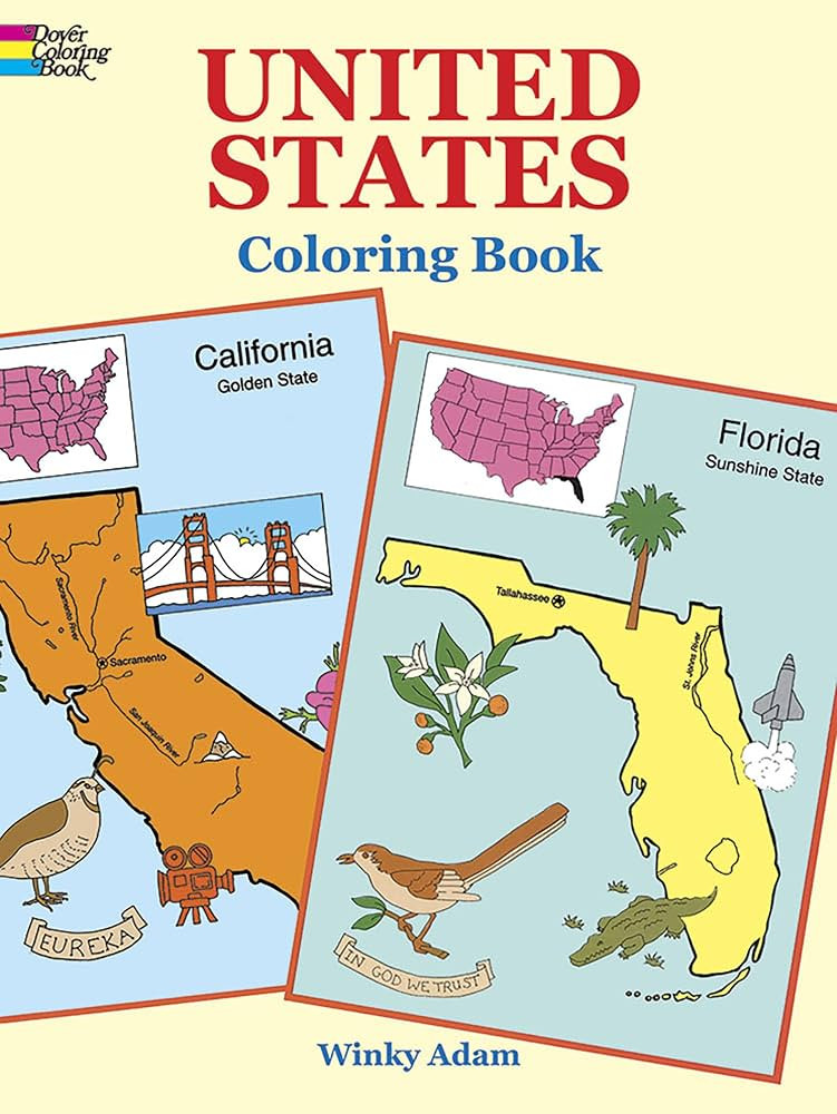 United States Coloring Book (Dover American History Coloring Books) | Amazon (US)