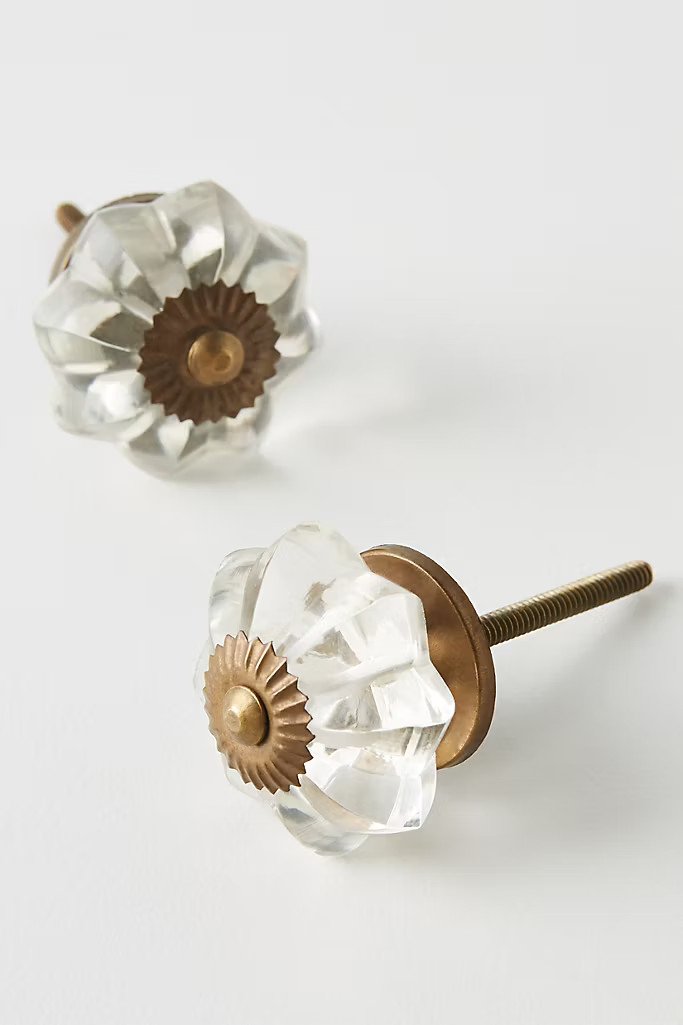 Glass Melon Knobs, Set of 2 | Anthropologie (US)