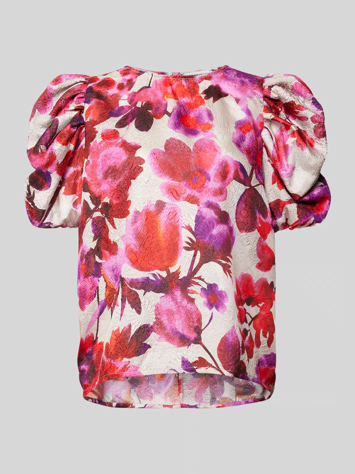 Regular Fit Blusenshirt mit Puffärmeln Modell 'Henrietta' in rot | Peek & Cloppenburg* Düsseldorf DE