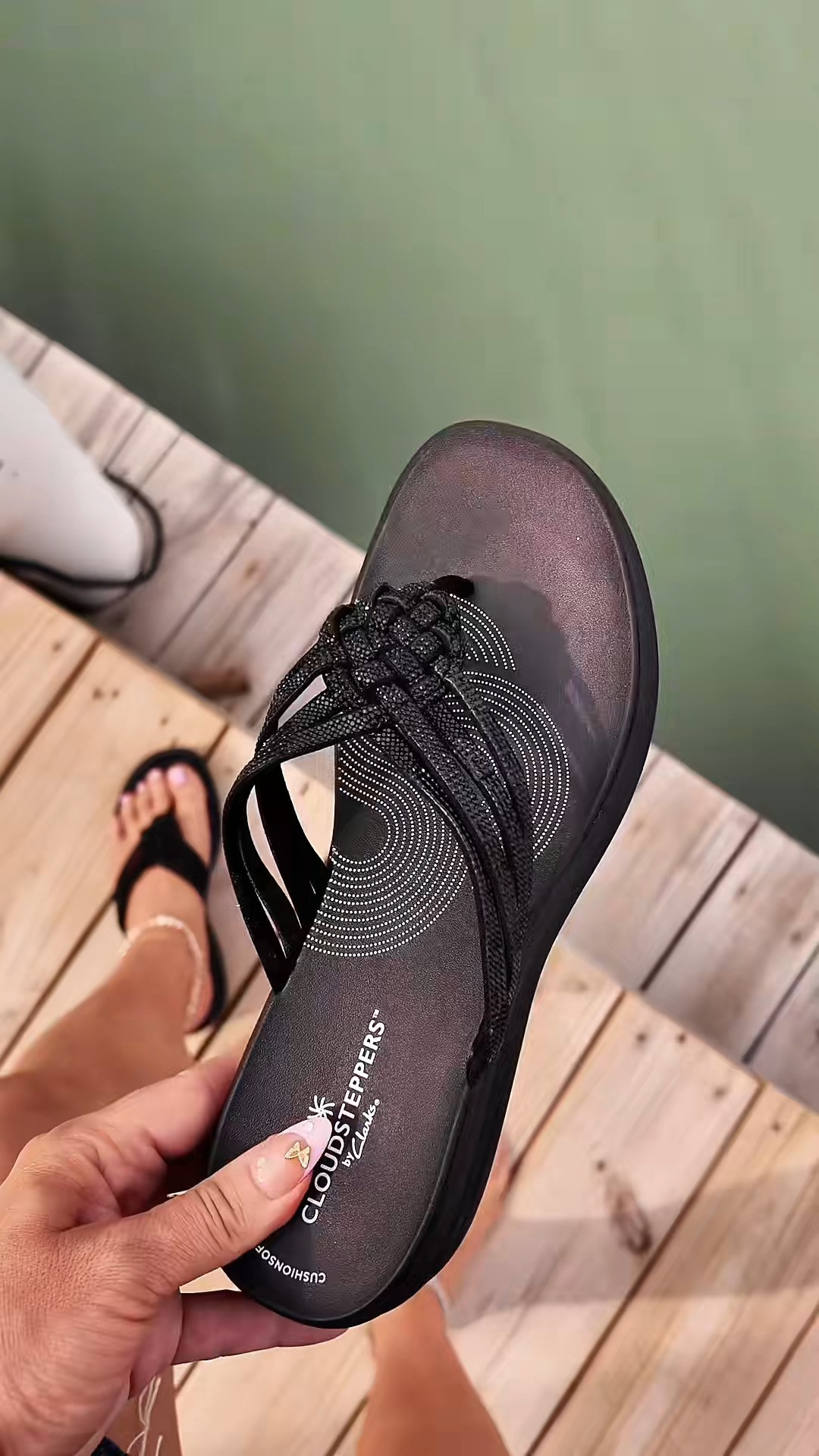 Step into effortless glam with Clarks CloudSteppers sandals—featuring platform and dazzling rhinestones. Elevate your everyday look with comfort and a touch of sparkle! #clarkscloudsteppers #clarkssandals #platformsandals #summersandals #ad 

 #LTKootd #LTKActive #LTKTravel