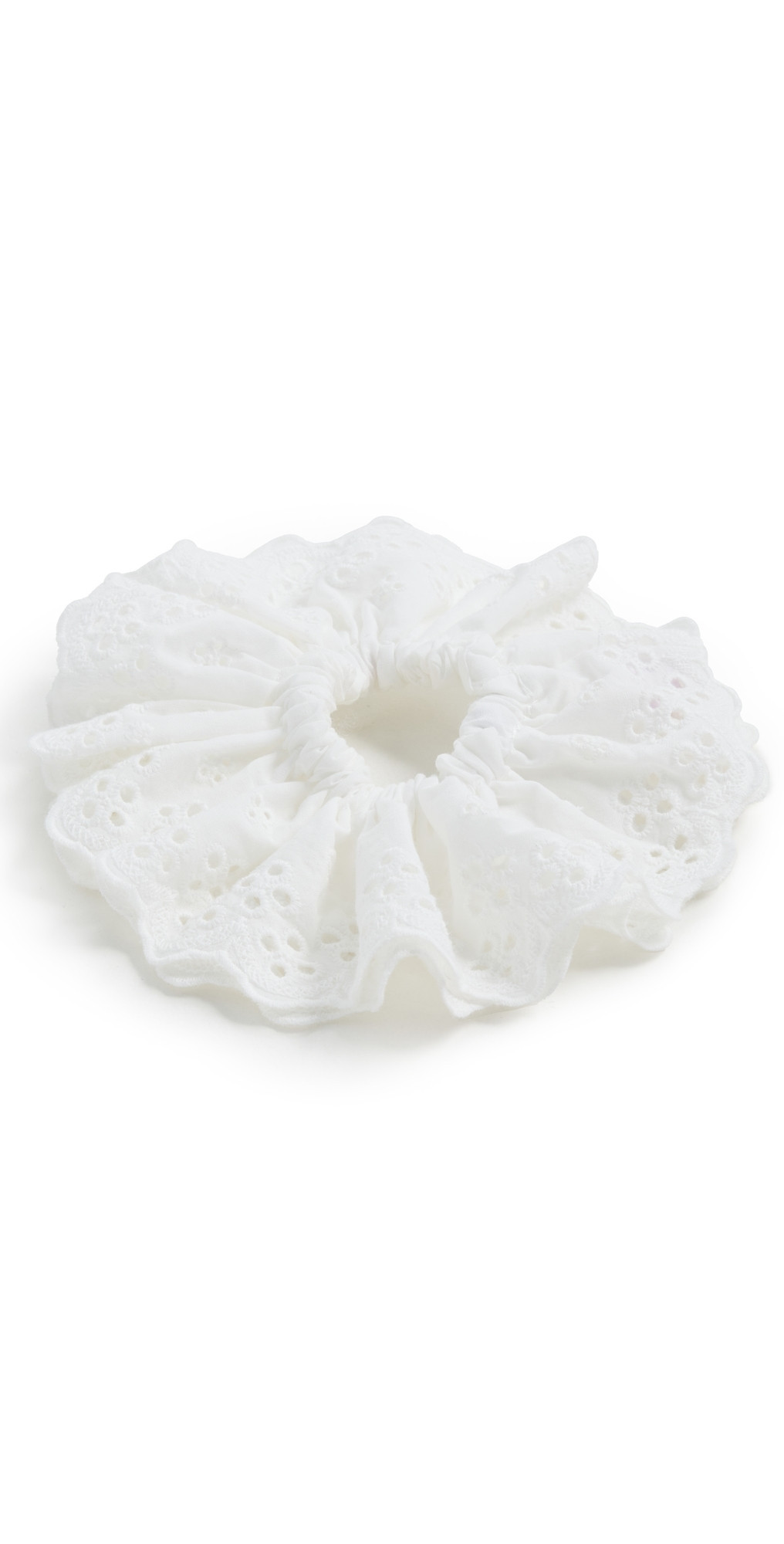 Emi Jay Eyelet Scrunchie Daffodil One Size | Shopbop