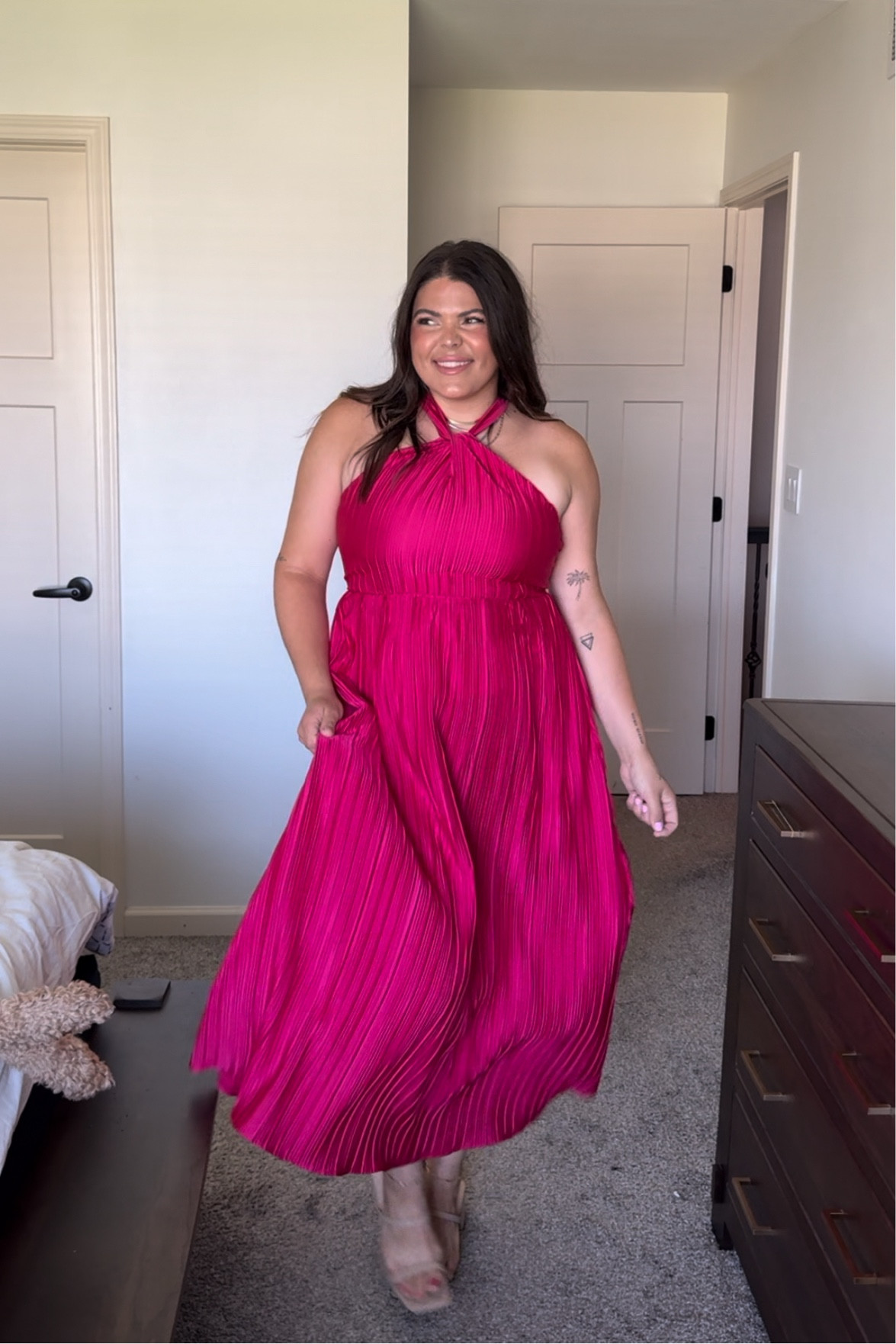 Target summer dresses under $40! Perfect teacher dress, work outfit, vacation dress or date night. I’m size large or 14 in all of these :)  #ltkfindsunder50 #ltksummersales #ltkmidsize