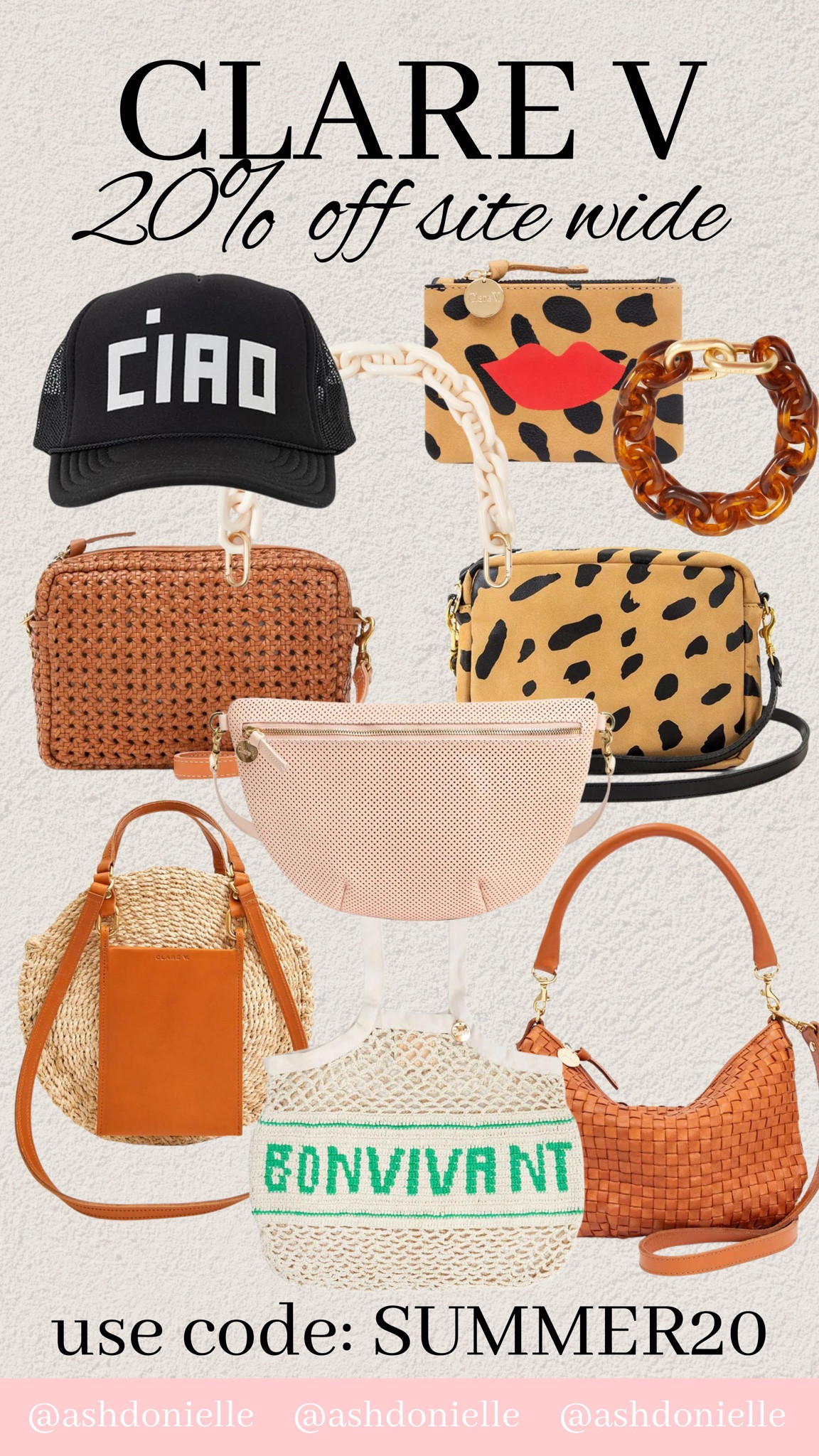 Clare v Memorial Day sale - bags on sale - tote bags - purse on sale - bag accessories 

#LTKsalealert #LTKstyletip #LTKitbag