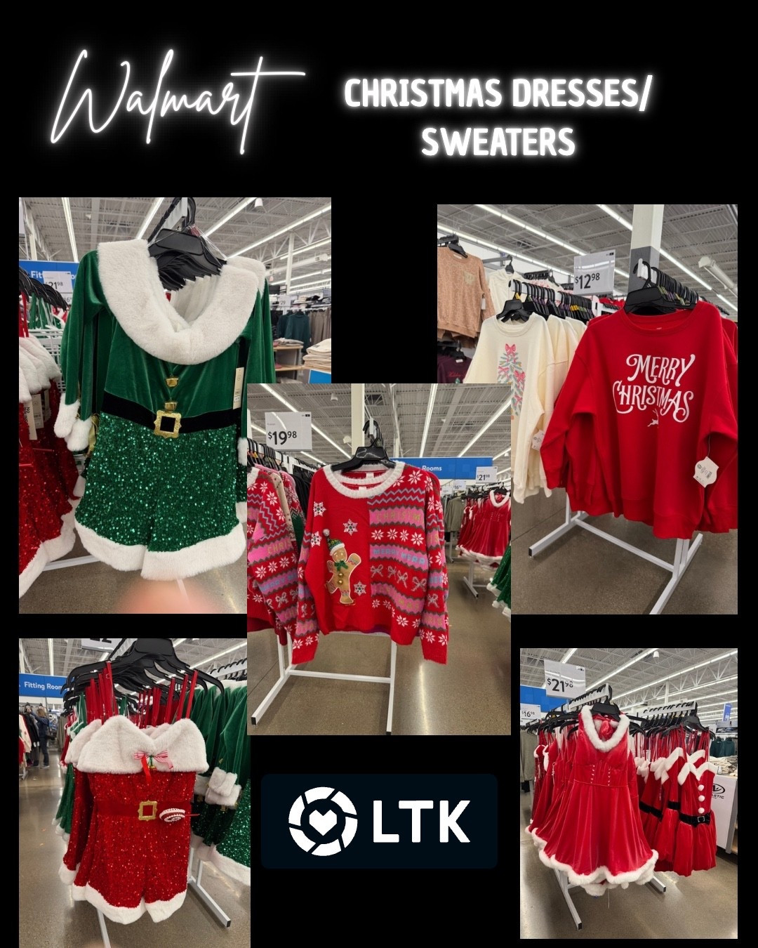 Walmart has amazing sweaters and dressers for this holiday season.

Even the ugly sweater you all love ❤️ 

Order online for delivery or for pickup 

#LTKootd #LTKFindsUnder50 #LTKHoliday