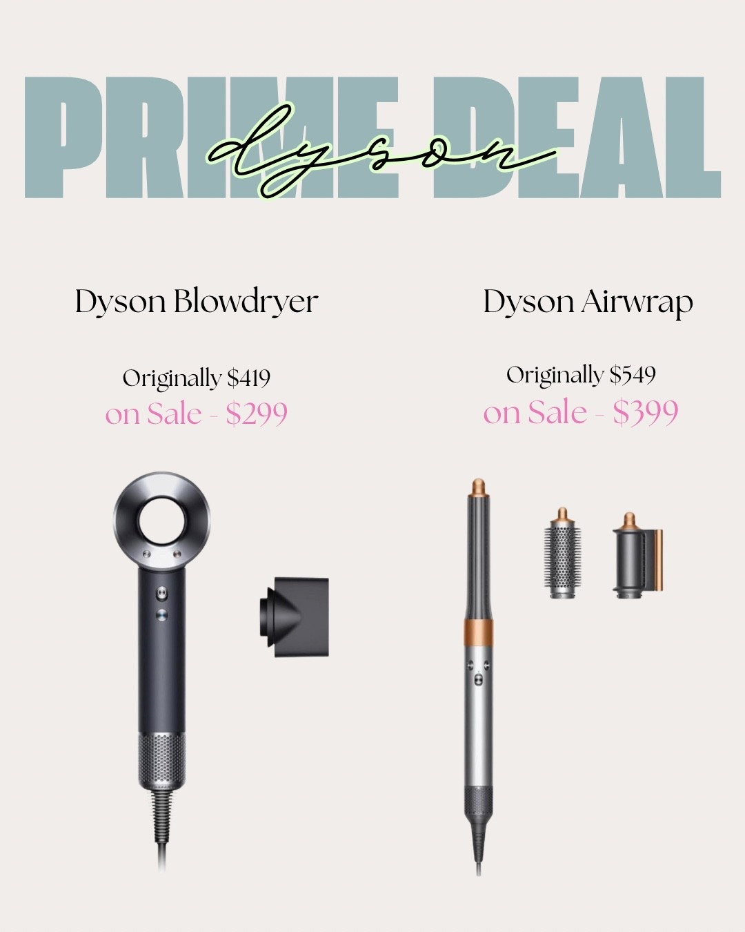 If you’ve ever been interested in trying out the Dyson blowdryer or airwrap - now is your chance!

#LTKBeauty #LTKSaleAlert #LTKStyleTip
