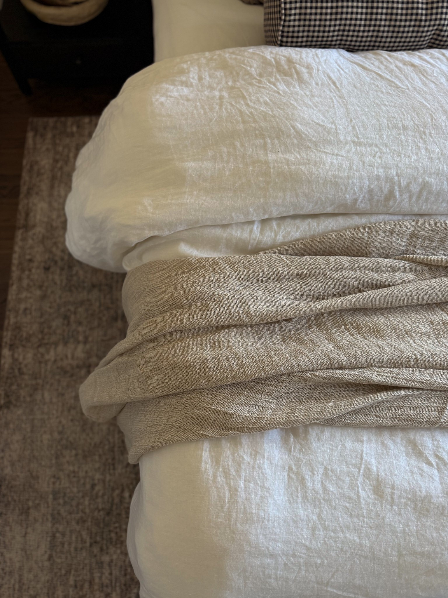 River Oversized Throw by Pom Pom at Home, a true linen throw  


#LTKSeasonal #LTKHome