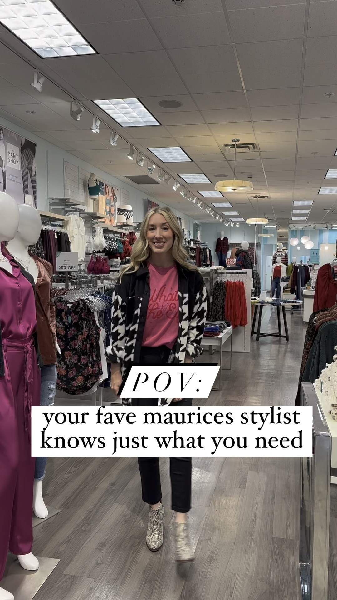 We love to provide a personal shopping experience at maurices 🛍️ 