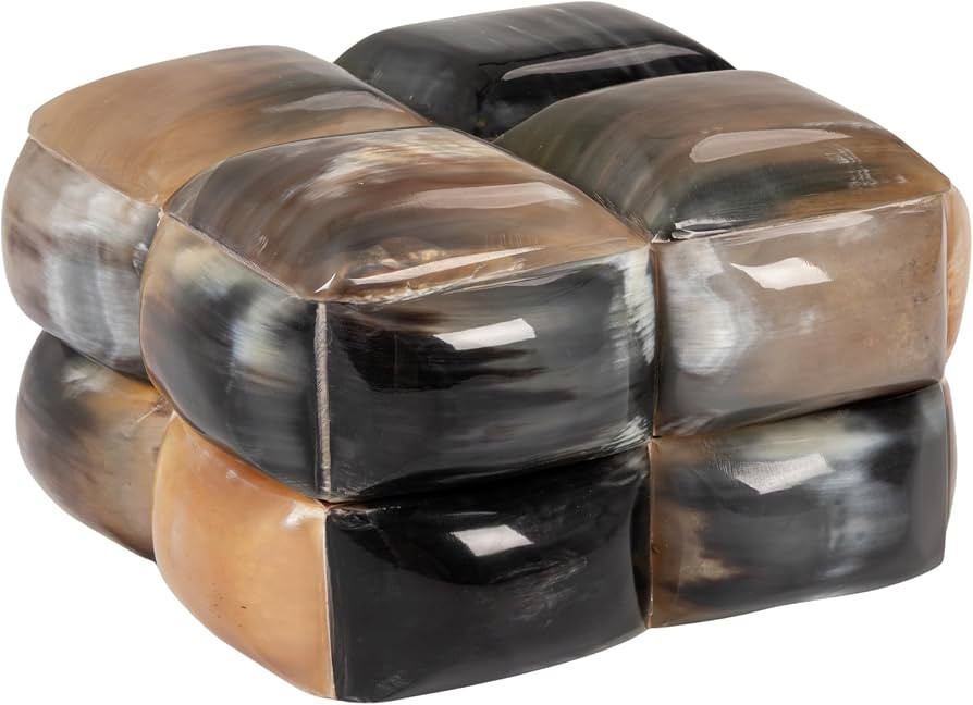 Creative Co-Op Square Horn Studded Box | Amazon (US)