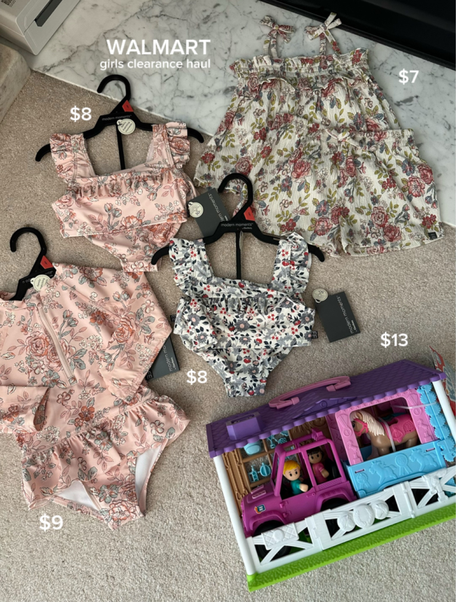 Don’t sleep on Walmart clearance!! Free shipping over $35 and it was delivered to me in less than 24 hours. I love stocking up on larger sizes for the kids 👏🏻 

#walmart #walmartclearance #walmartsales #summersale #toddlergirl #walmarttoddlergirl #toddlerswim #toddlergirlswim #modernmoments #shoppinghaul #momthings #LTKmom 