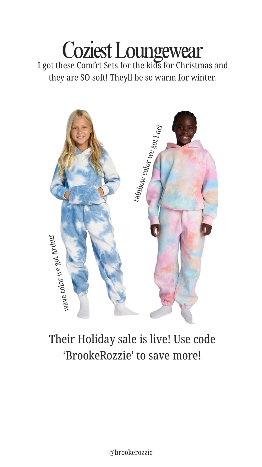 I cannot wait for the kids to open at Cbristmas, these are SO soft and cozy. I ordered myself the red set. 

https://comfrt.com/BROOKE864

#LTKGiftGuide #LTKSaleAlert #LTKKids