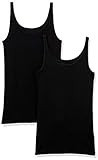 Amazon Essentials Women's Slim-Fit Thin Strap Tank Top, Pack of 2, Black, Small | Amazon (US)