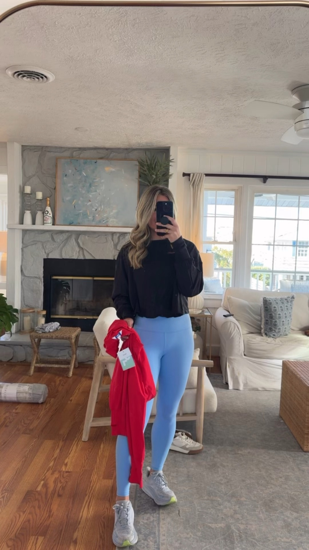 Long sleeve basics from Target! Has a fun back. Size L in black. Size M in red 

#LTKFindsUnder50 #LTKWatchNow #LTKStyleTip