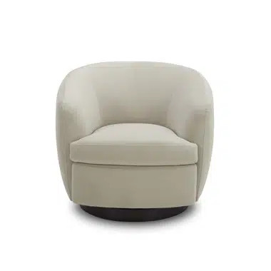 Marcy Upholstered Swivel Barrel Chair | Wayfair North America