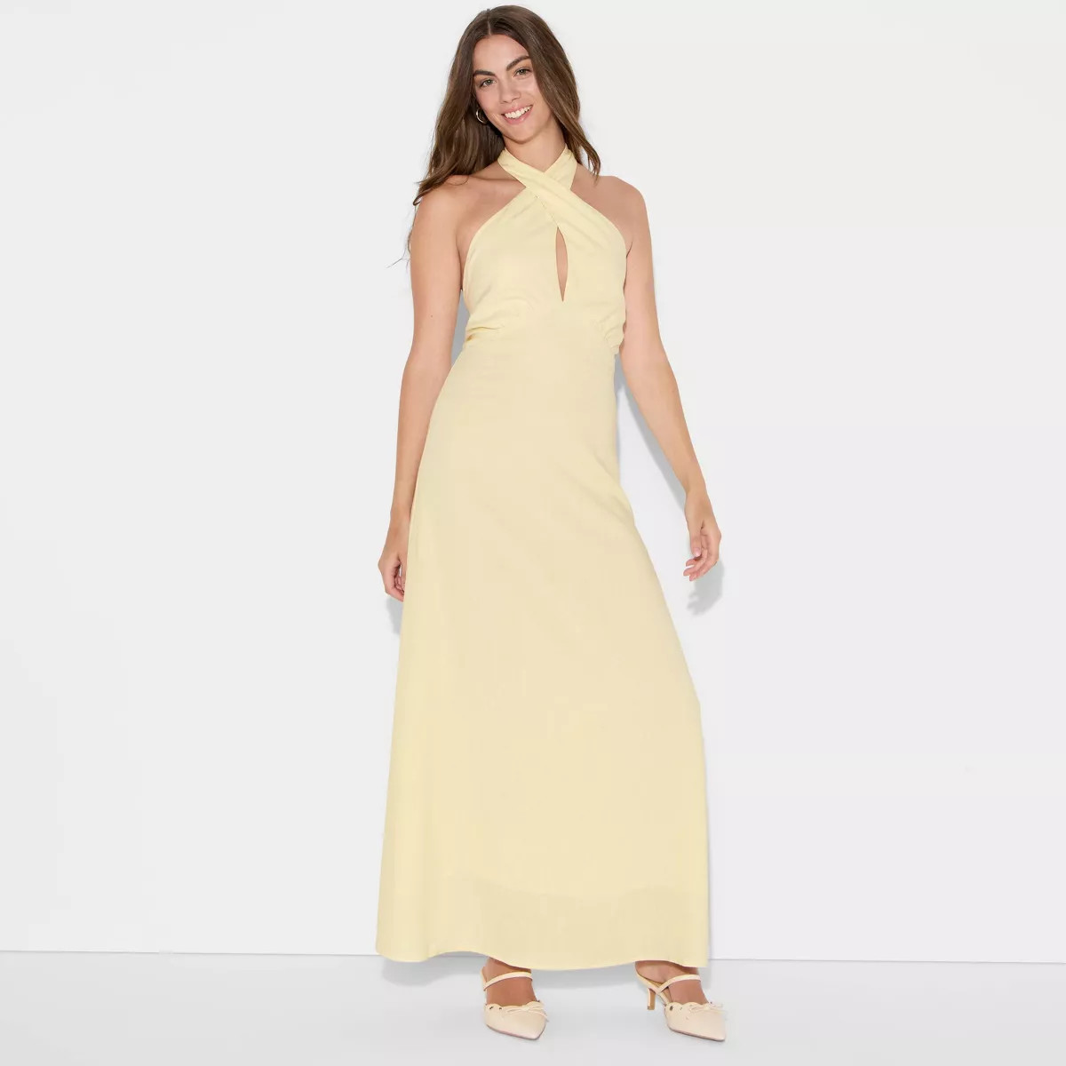 Women's Maxi A-Line Dress - Wild Fable™ Yellow | Target