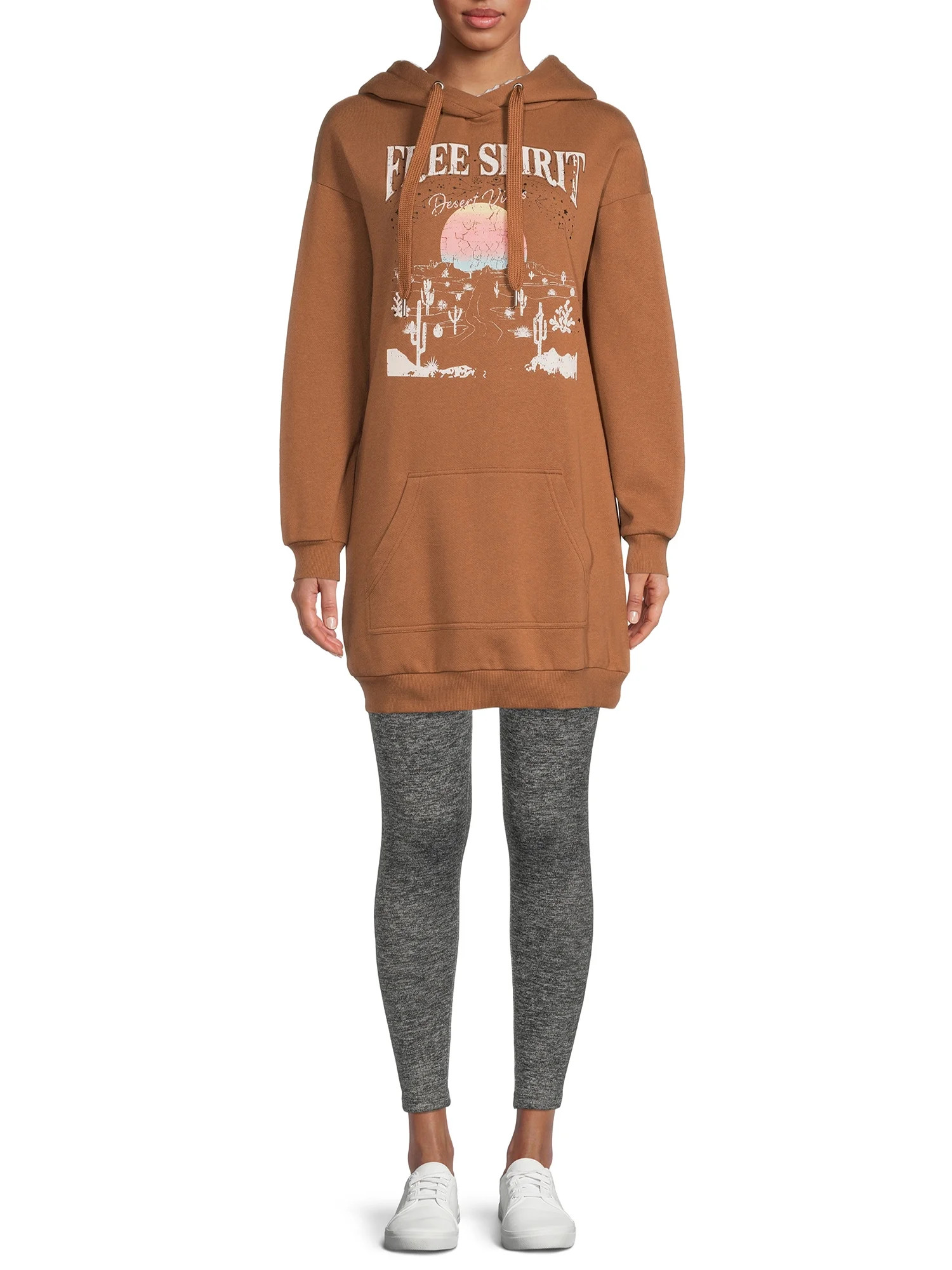 No Boundaries Juniors' Faux Sherpa Trim Hoodie | Walmart (US)